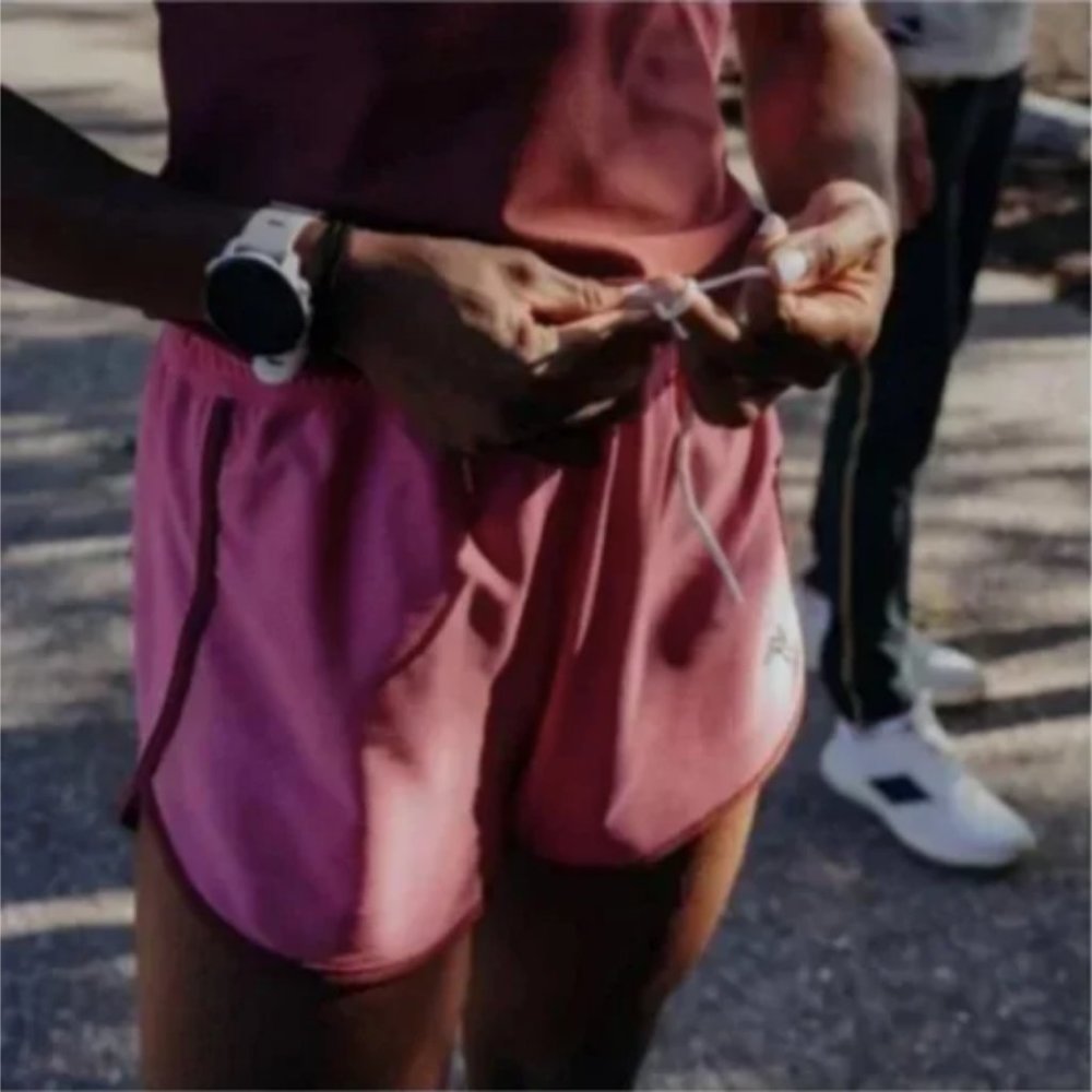 Tracksmith x J Crew Van Cortlandt Shorts Dahlia Beet